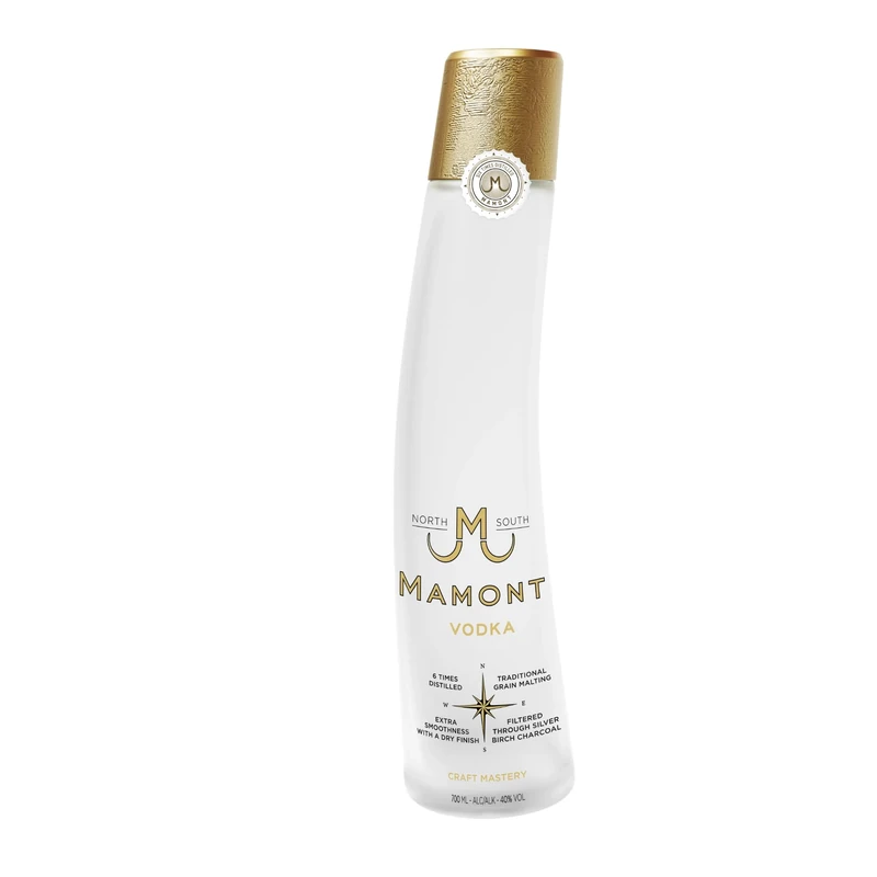 MAMONT Vodka | Top-Notch Vodka | 40 percent ABV | 700 ml | Crafted Using the Finest Natural Ingredients | Enjoy Neat or in Mixed Drinks