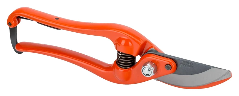 Bahco P3-23-F Bypass Secateurs with Steel Handles, Red, 230 mm