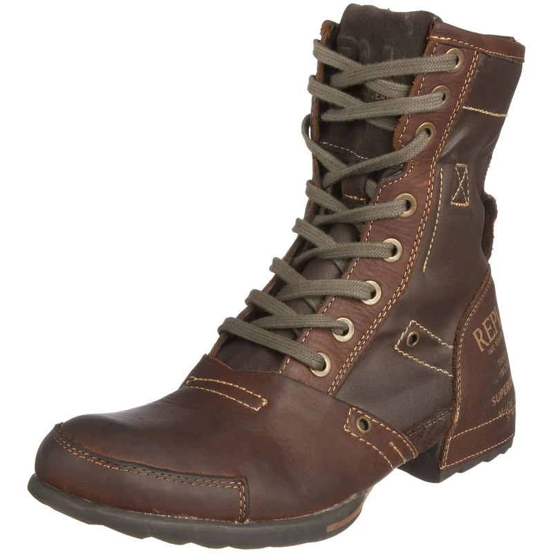 Replay Men's Burtom Lace Up Boot Brown GMU01.002.C0007L.018 7 UK