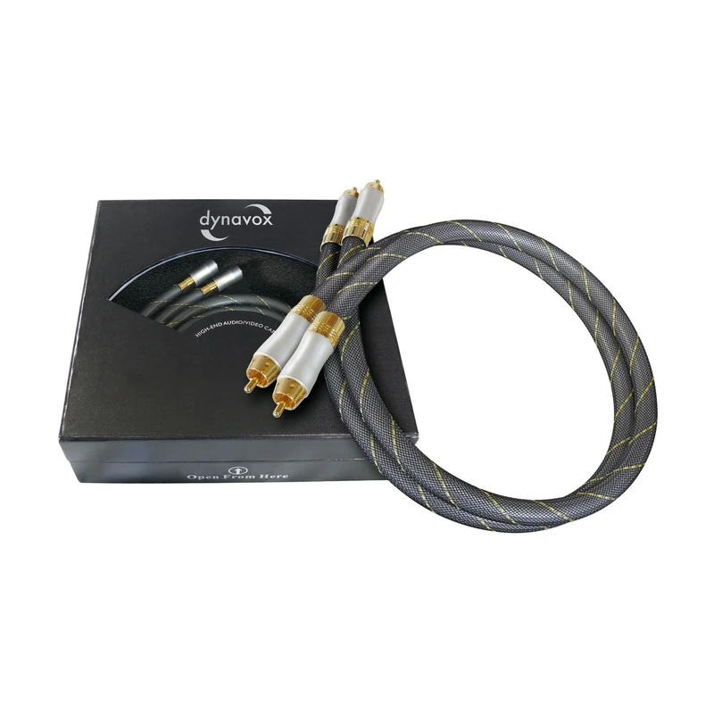 Dynavox RCA Stereo Cable 2 x 1.5 m (German Import)