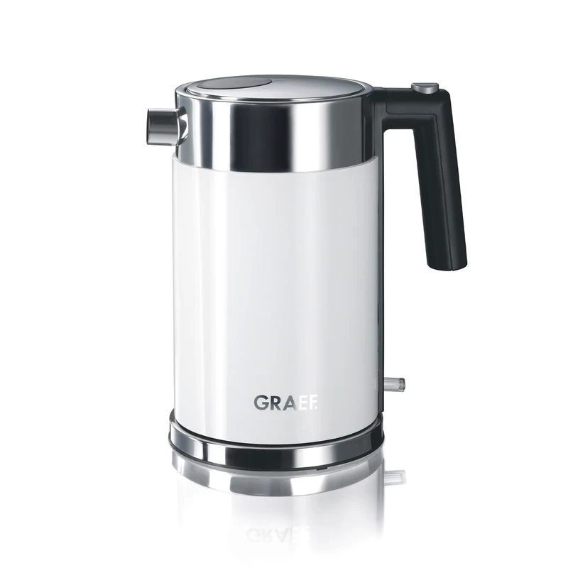 Graef 1.5 Litre Acrylic Kettle, White - Image 1