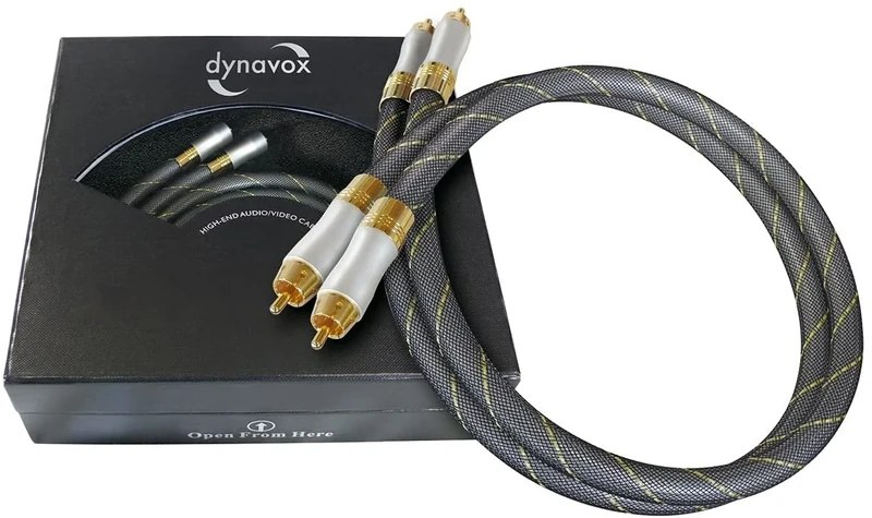 Dynavox stereo RCA cable 2 x 1.5 m (German Import)