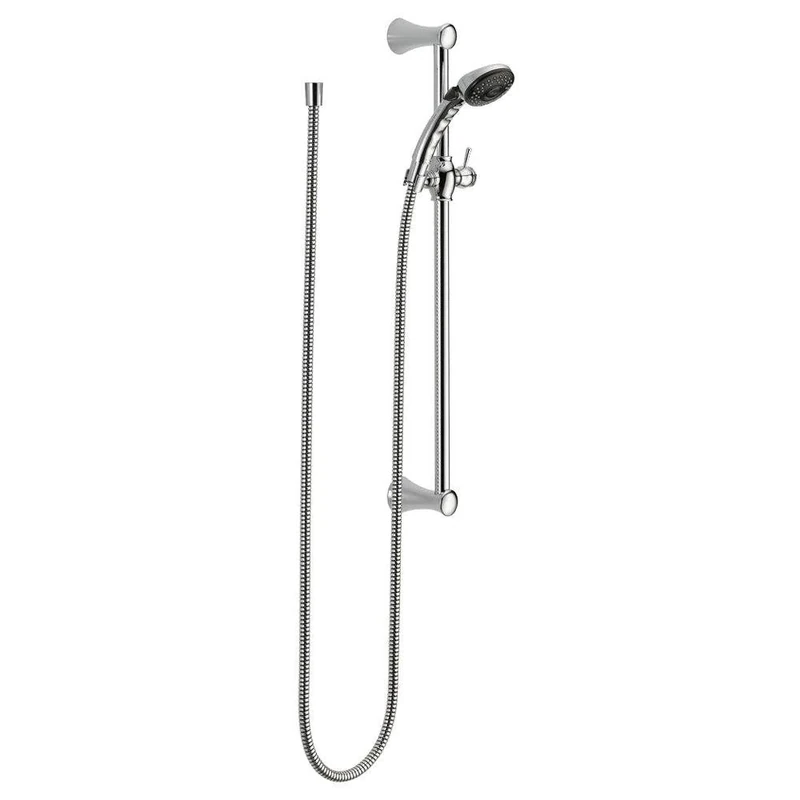Delta 2-Spray Slide Bar Hand Held Shower with Hose, Chrome 57011