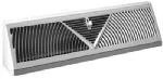 American Metal Products 3018W18R Baseboard Diffuser, Sunburst, White Steel, 18In. Quantity 12