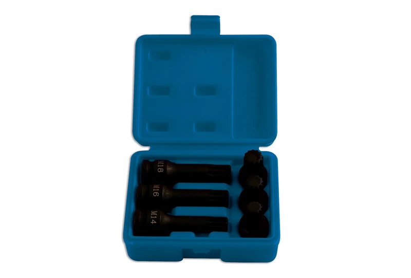 Laser 5019 Spline Bit Set - 6pc