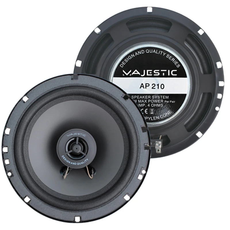 New majestic pair speaker. ap-210 2 way 165mm, 80w, polypropylene - Image 1