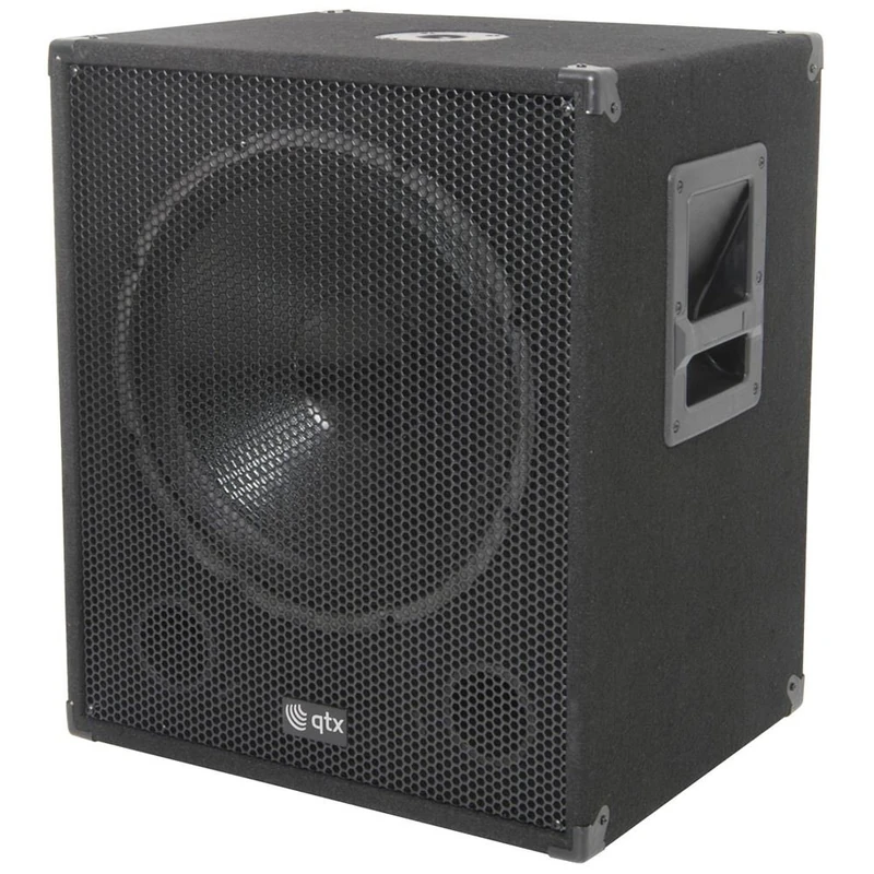 QTX | QT Series Active 15" Bass Cab | 600W black - Image 1