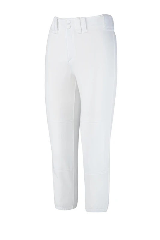 Mizuno Select Belted Low Rise Fastpitch Pant Select Belted Low Rise Fastpitch Pant, White, XS UK