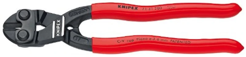 KNIPEX Tools - Cobolt Compact Bolt Cutter with Notched Blade (7131200SBA)