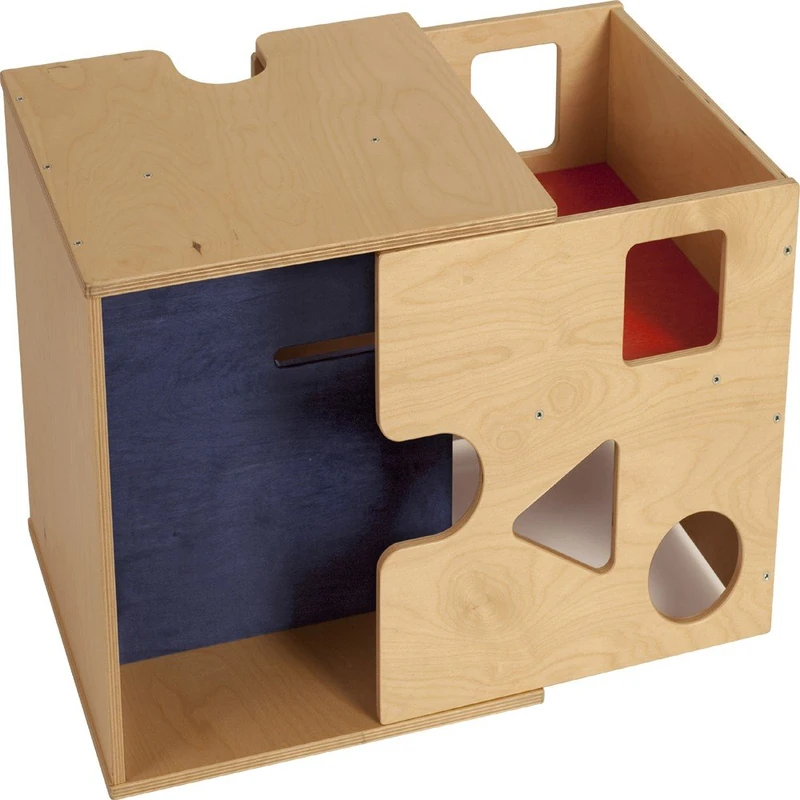 babybay babycube - Natural Varnished Birch Wood Play Cubes