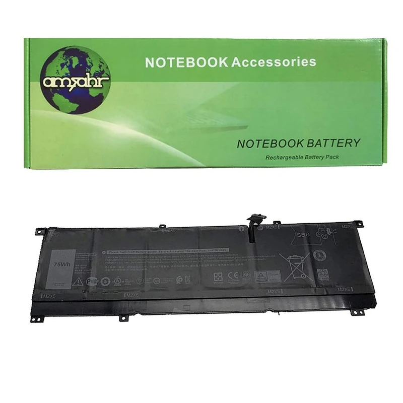 amsahr 8N0T7-05 Replacement Battery for Dell 8N0T7/XPS 15 9575