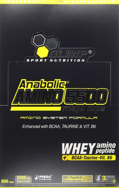 Olimp Labs Anabolic Amino Capsules, 5500 mg, Pack of 900 Mega Capsules