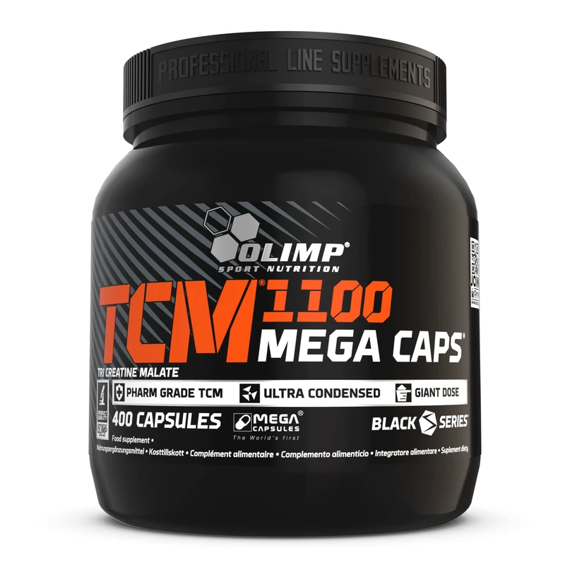 OLIMP SPORT NUTRITION Olimp TCM Capsules, 1100 mg, Pack of 400 Mega Capsules - Image 1