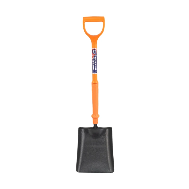 Spear & Jackson 2029PF/INS Insulated Square Mouth Polyfibre Treaded Shovel