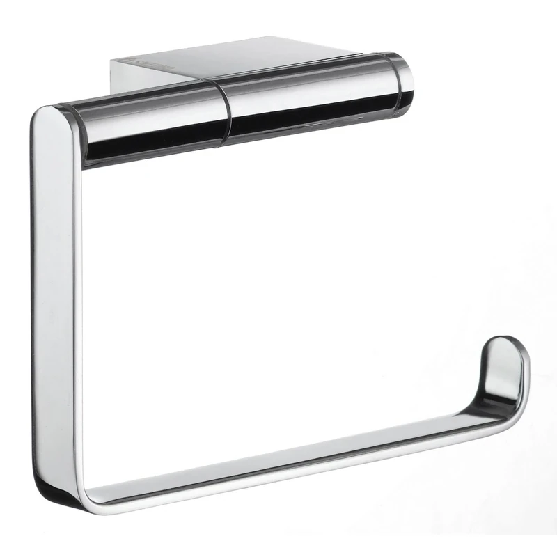 Smedbo "Air" Toilet Roll Holder with Lid, Polished Chrome, Silver