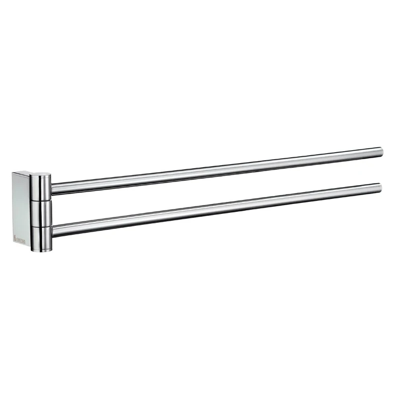 Smedbo "Air" Towel Rail Swing-Arm, Polished Chrome,44.5 x 6.4 x 4.5 cm