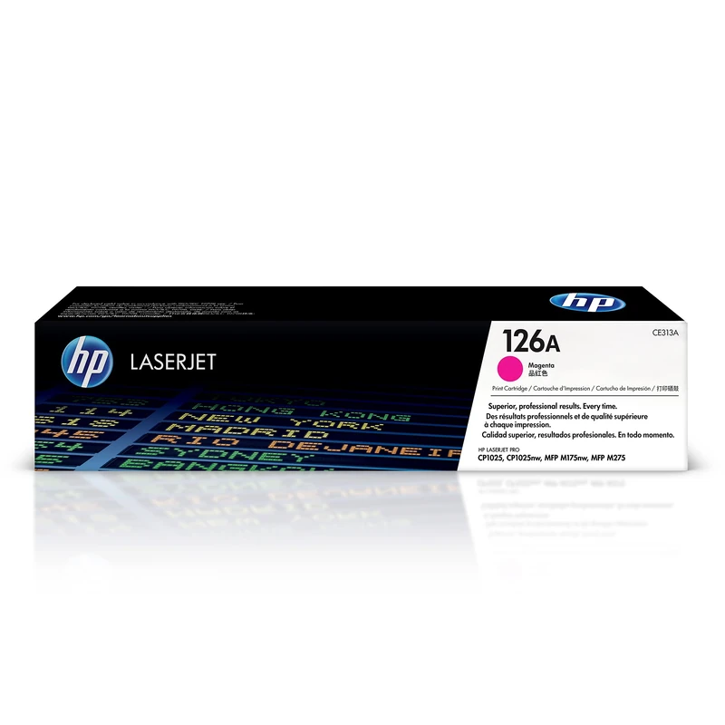 HP CE313A 126A Original LaserJet Toner Cartridge, Magenta, Single Pack
