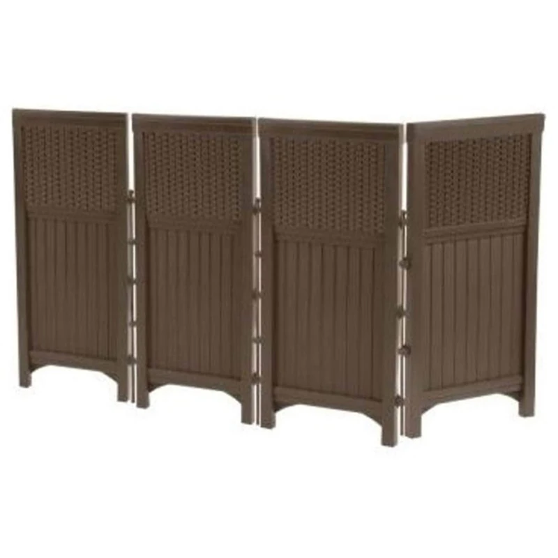 Suncast FSW4423 Panel 4 Résine Wicker Outdoor-Bildschirm - Image 1