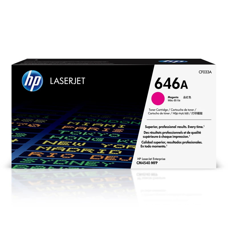 HP CF033A 646A Original LaserJet Toner Cartridge, Magenta, Single Pack