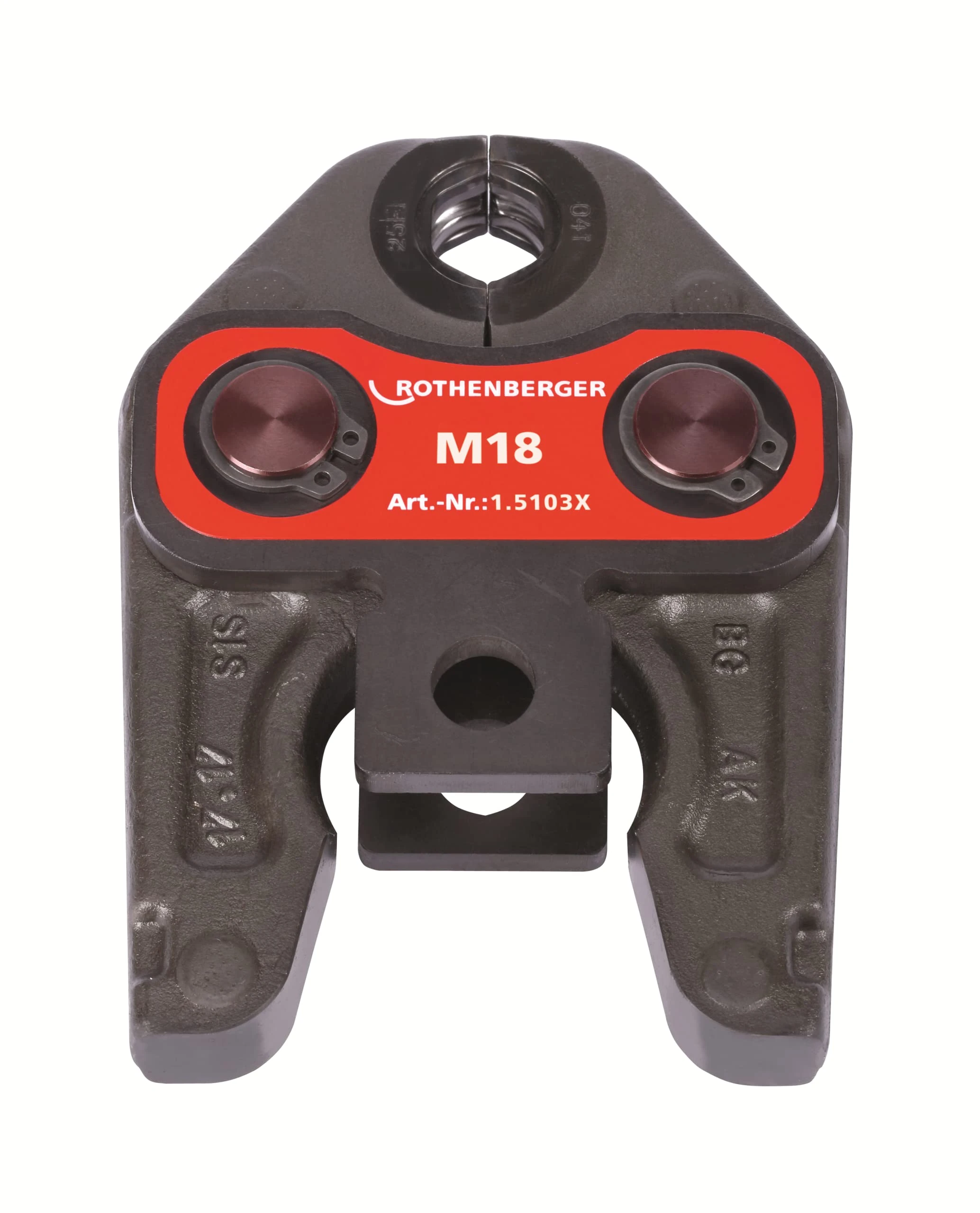 ROTHENBERGER 015103X Press jaw Standard, M Press Jaws Contour, 18 mm Working Area Diameter