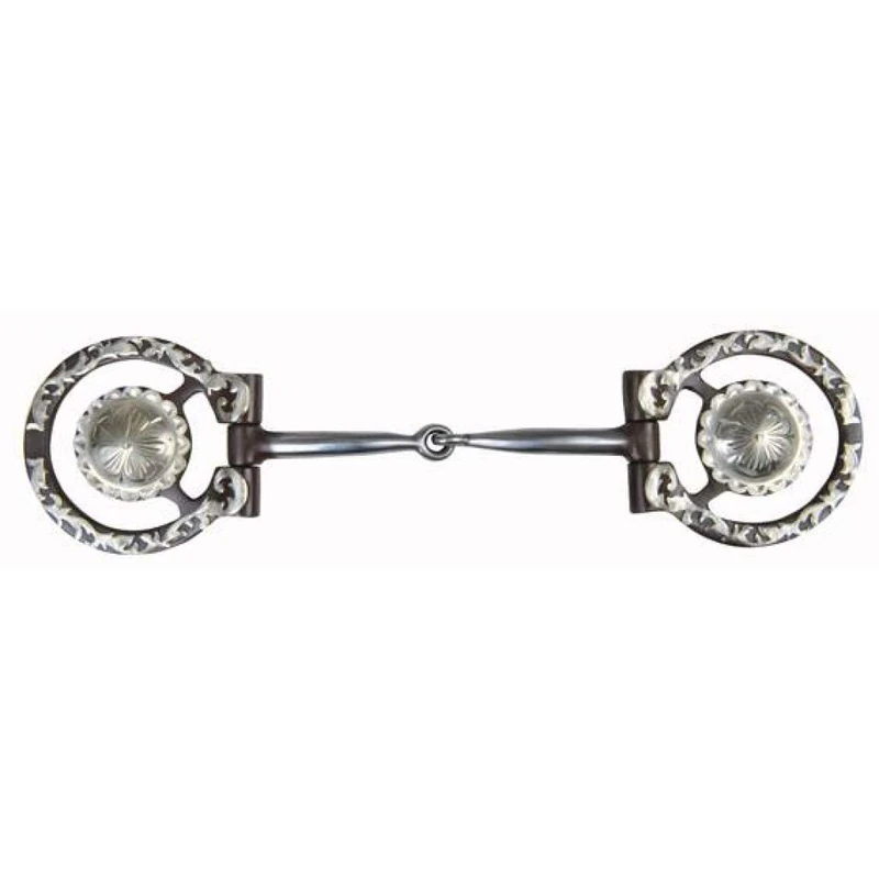 HKM Antique Show 4000315452651 Snaffle Bit Simple Broken 145 mm