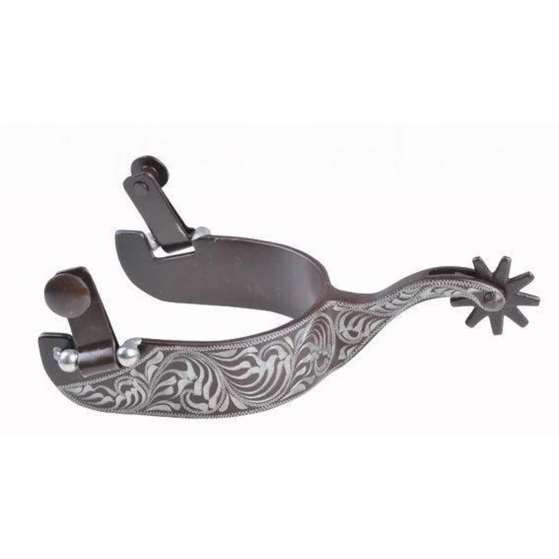 Hkm Western Wheel Spur Antique Show Stainless Steel
