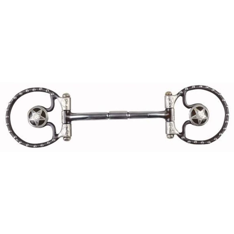 HKM Horse Bit - Show Snaffle Billy Allen, Silver, 145 mm