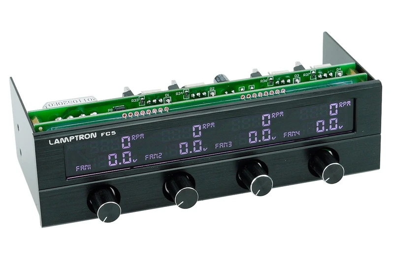 Lamptron compatible FC5 V2 Lüftersteuerung 5,25 Zoll - schwarz