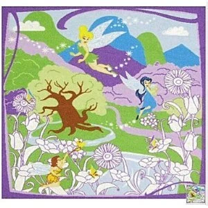 Disney Fairies Color Your Own Rug with 6 Washable Markers
