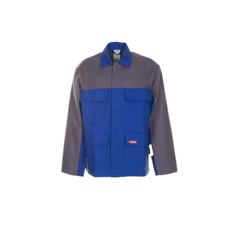 Planam 5200060 Size 60 "Major Protect" 1-Layer Jacket - Royal Blue/Grey