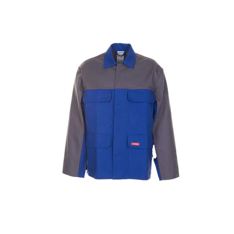 Planam 5210056 Size 56 "Major Protect" 2-Layer Jacket - Royal Blue/Grey