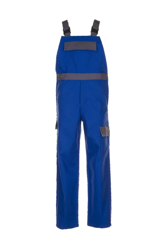 Planam 5230062 Size 62 "Major Protect" Dungarees - Royal Blue/Grey