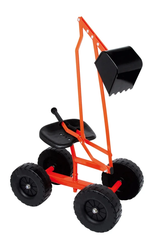 small foot Digger with Wheels, sand toy, 360° rotatable, from 3 years, 4628
