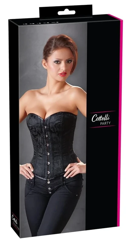 Cottelli Collection Plus X-Large Black Corset