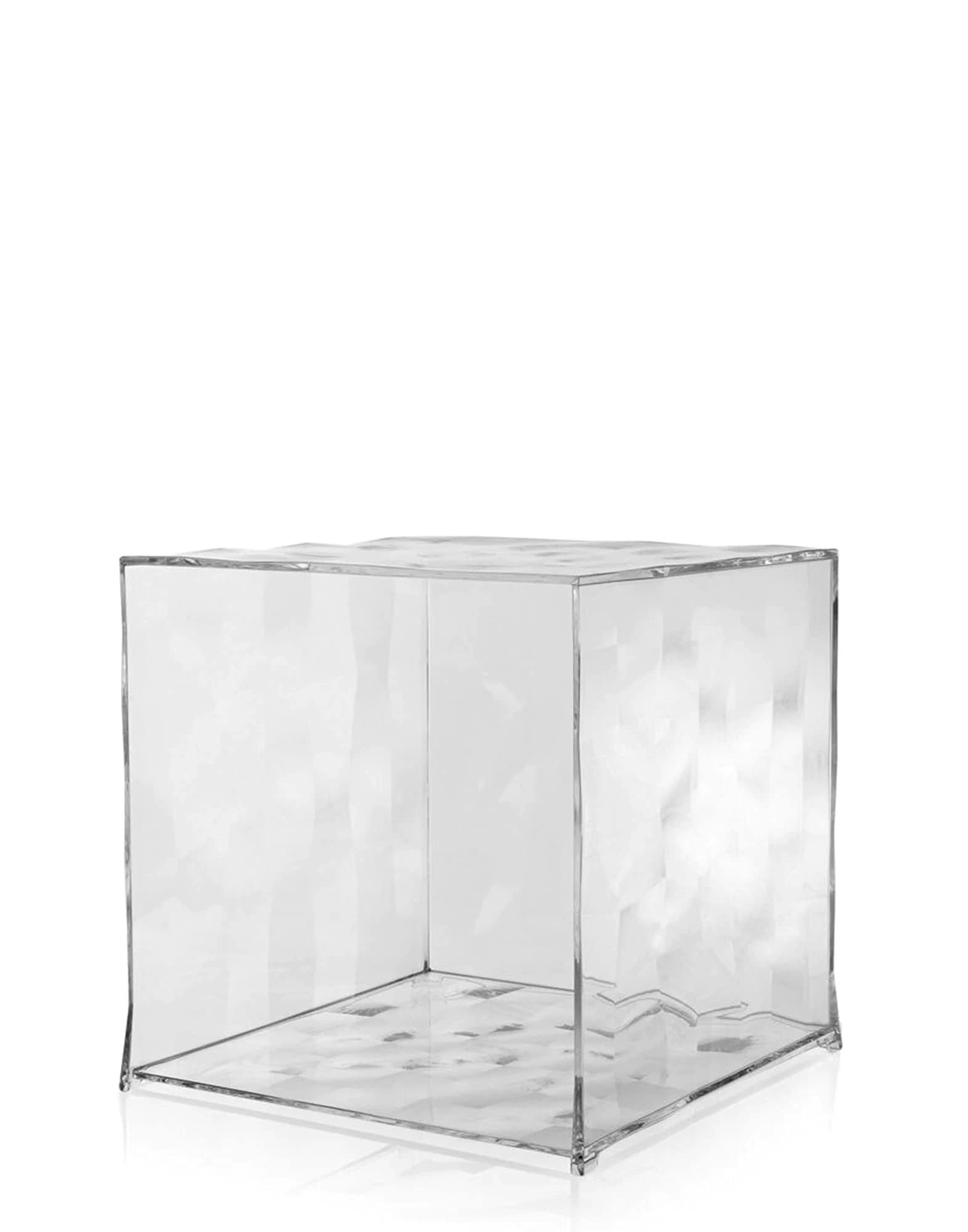 Kartell Cube Storage Container, Crystal, 40x40x40 cm