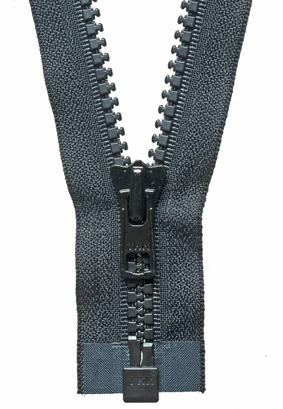 YKK Open Ended Zip, No. 580 Black, 76 cm Length