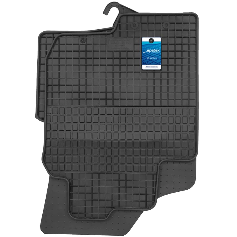 Petex 98910 Rubber Car Mats, Set of 4
