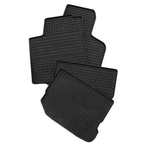 Petex 99410 Rubber Car Mats, Set of 4