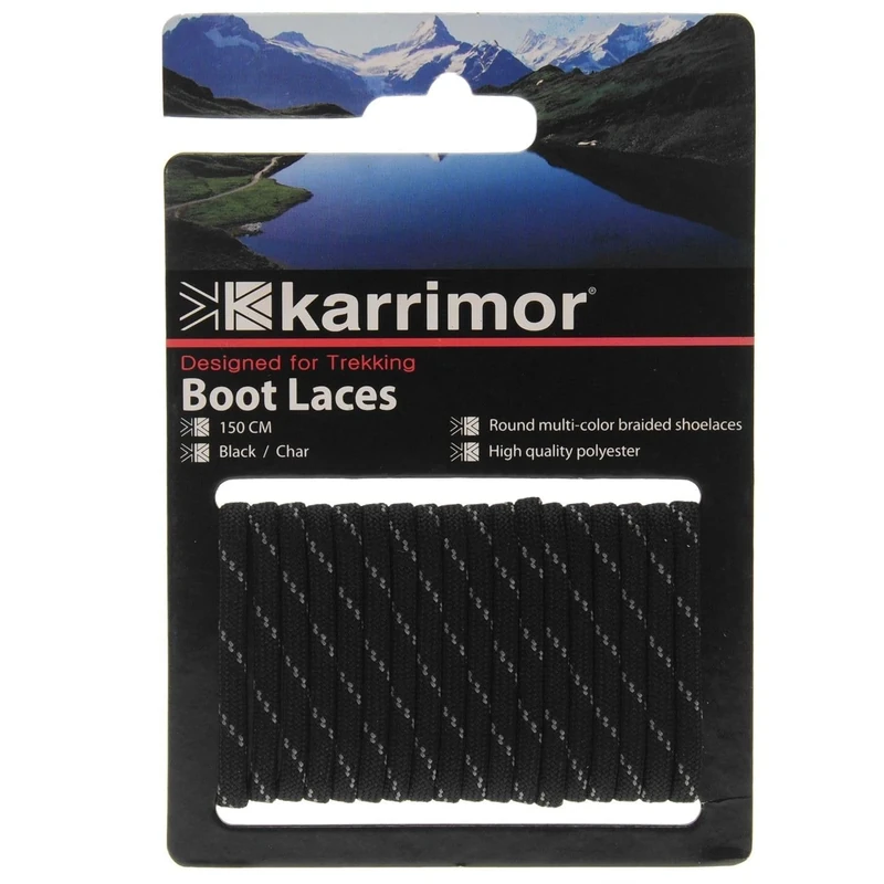 Karrimor Laces Black/Charcoal Boot 150cm