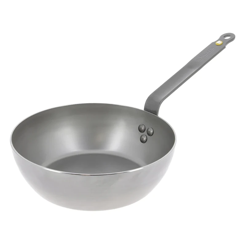 De Buyer 5614.24 Mineral B Element Round Country Frying Pan, 24 cm Diameter