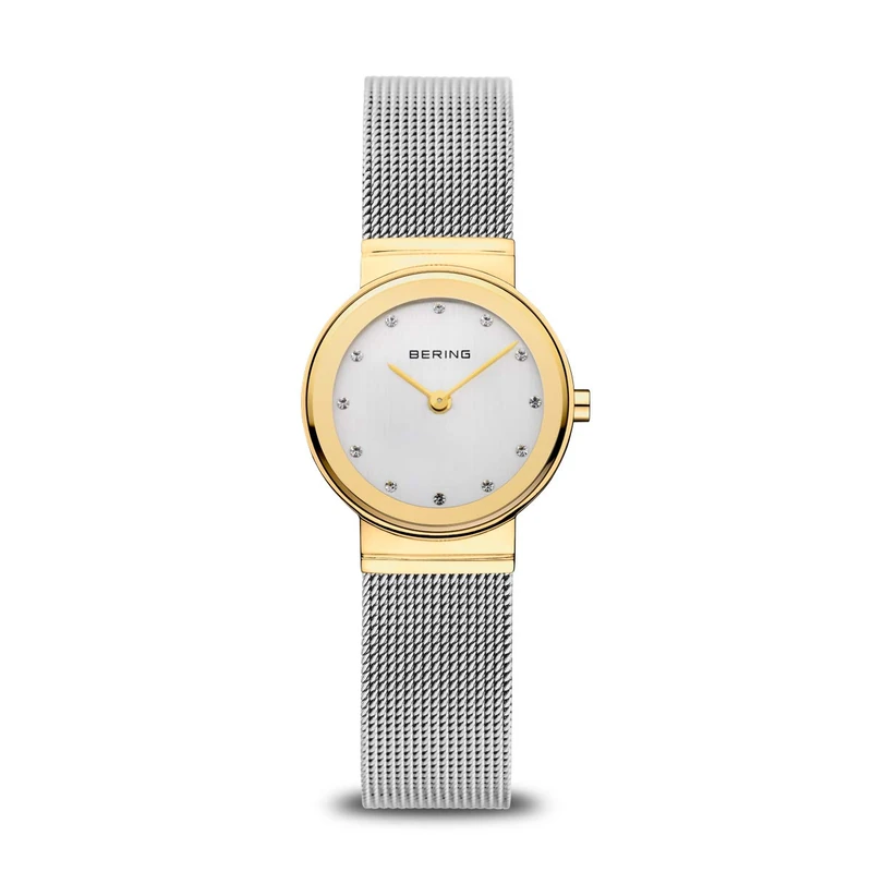 BERING Women Analog Quartz Classic Collection Watch with stainless steel Strap and Sapphire Crystal 10126-001