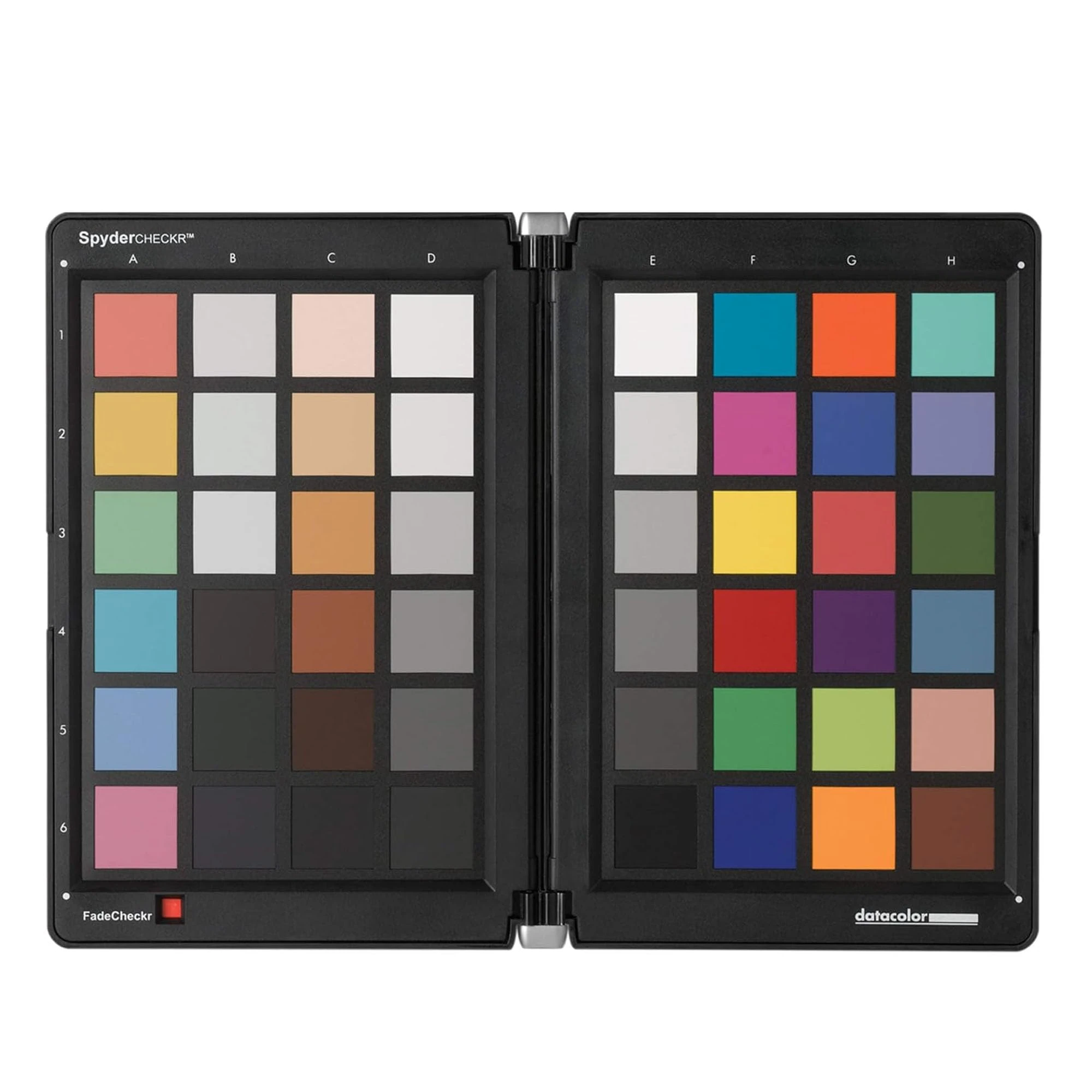 Datacolor Spyder Checkr - Colour Chart for Camera Calibration, 48 Target Colours, with Grey Card for In-Camera White Balance, Ensures Accurate and Consistent Colour with Varied Cameras and Lighting
