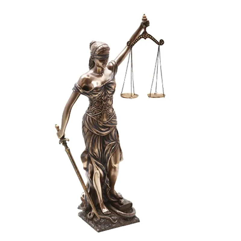 Pacific Giftware 46cm Blind Lady Scales of Justice Statue Lawyer Attorney Judge Figurine