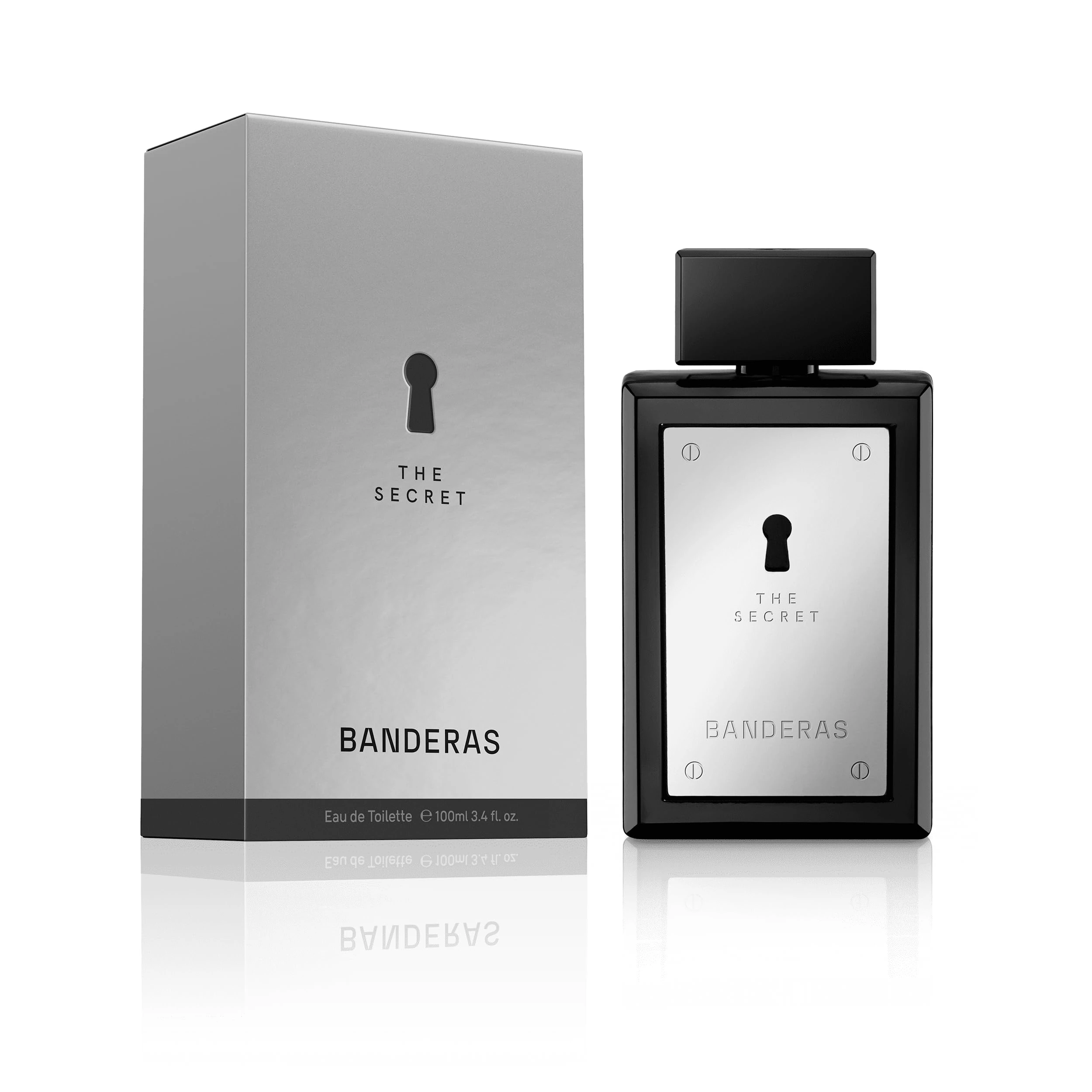 Banderas Perfumes - The Secret - Eau de Toilette for Men - Long Lasting - Elegant, Sexy and Masculine Fragance - Fruity and Leather Notes - Ideal for Day Wear - 100 ml