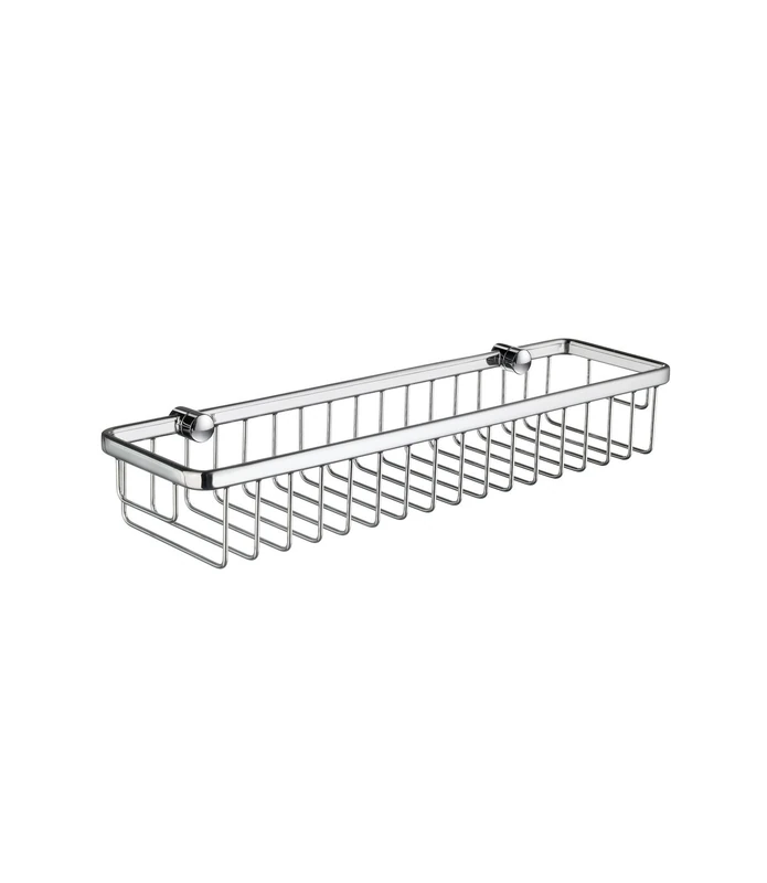 Smedbo "Sideline" Soap Basket Long, Polished Chrome,40 x 11.5 x 6 cm