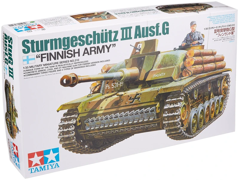 Tamiya 300035310 WWII Assault Gun III G Finland 1942 Model Kit 1:35