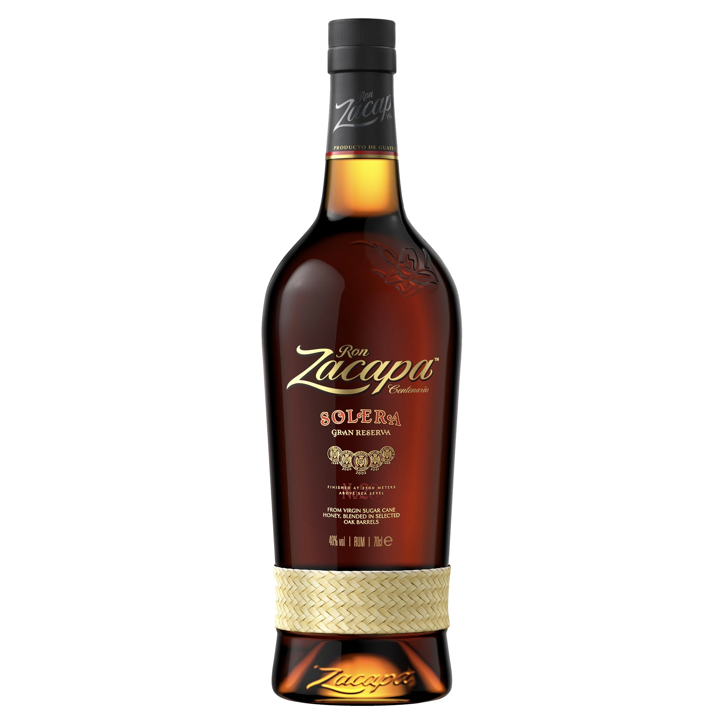 Zacapa Solera Gran Reserva | 40% vol | 70cl | Award-Winning Premium Aged Rum | Honeyed Butterscotch | Spiced Oak & Raisin Fruit | Crafted in Guatemala | Perfect for Gifting | with Gift Box