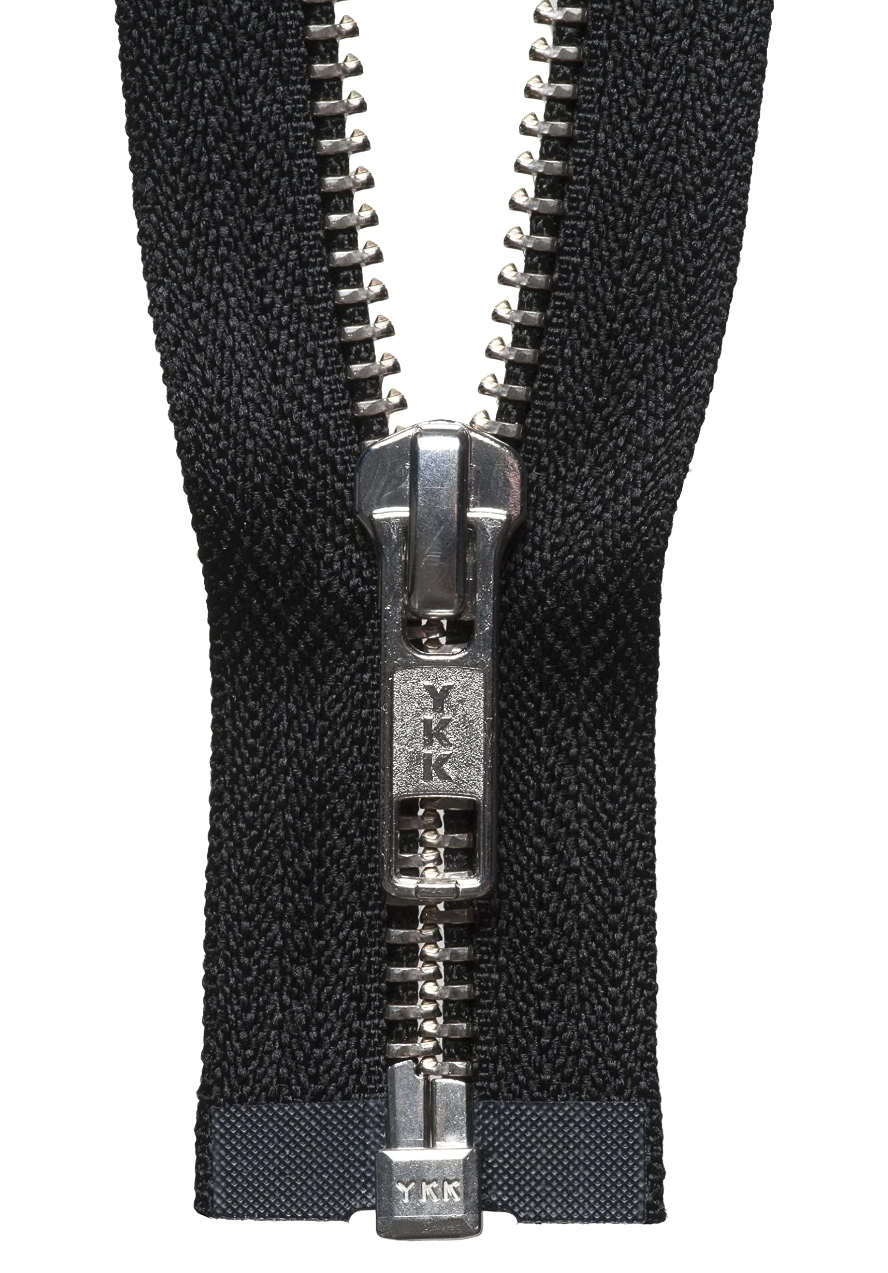 YKK Open Ended Zip, No. 580 Black, 61 cm Length