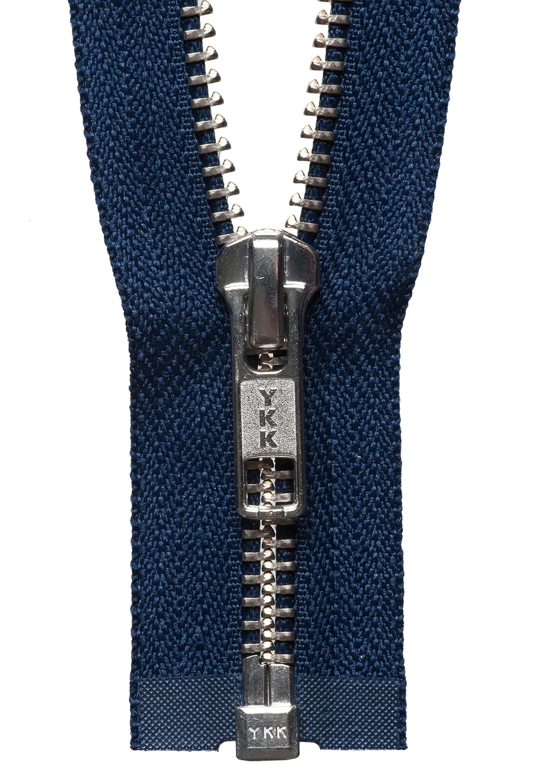YKK Open Ended Zip, Blue, 61 cm Length