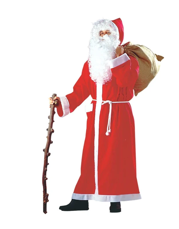 Festartikel Müller Fabric Santa Claus Coat, Floor-Leng
